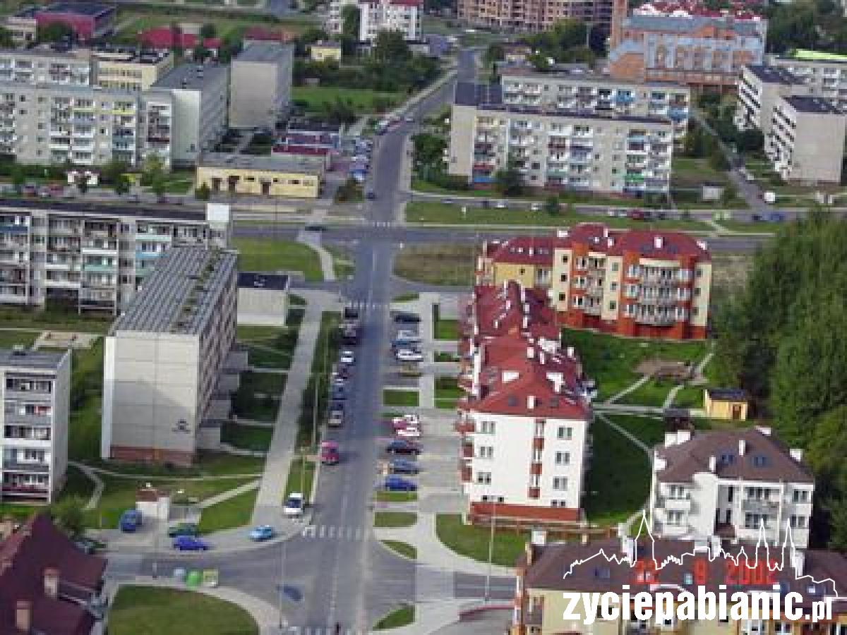 Pabianice z lotu ptaka