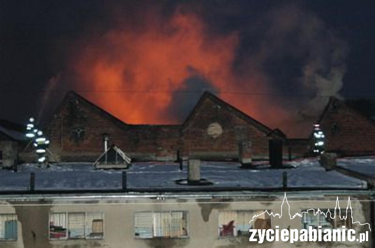 Pamotex płonął 8 godzin
