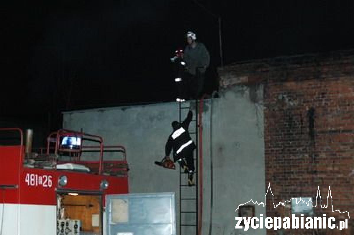 Pamotex płonął 8 godzin
