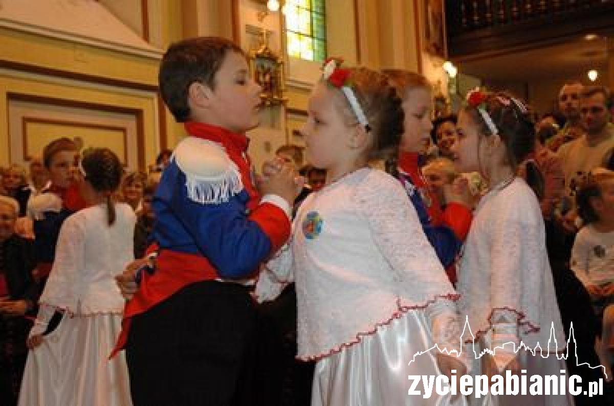 Przedszkolaki tańczyły w kościele