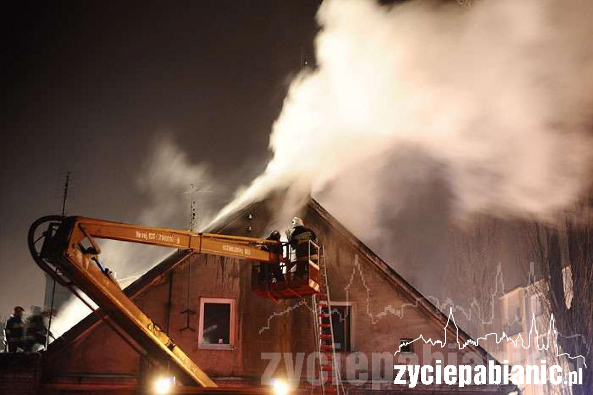 Palił się dom na św. Rocha