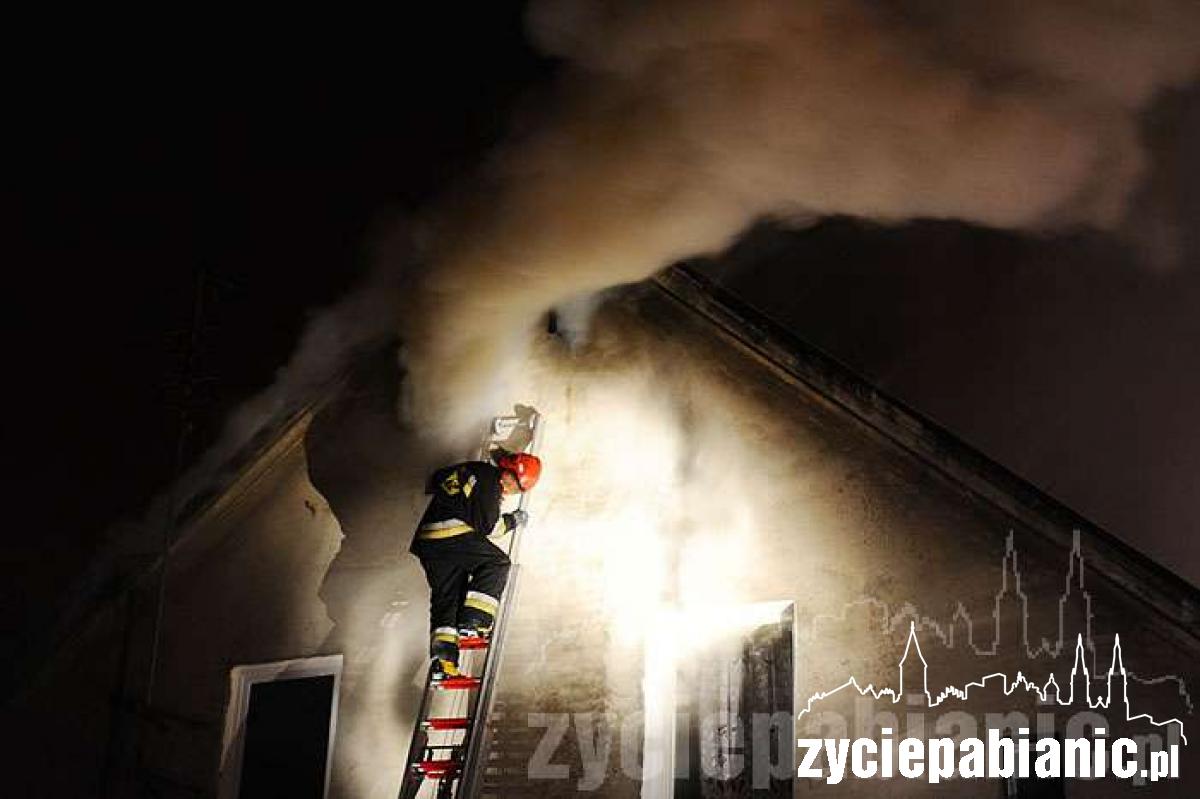 Palił się dom na św. Rocha