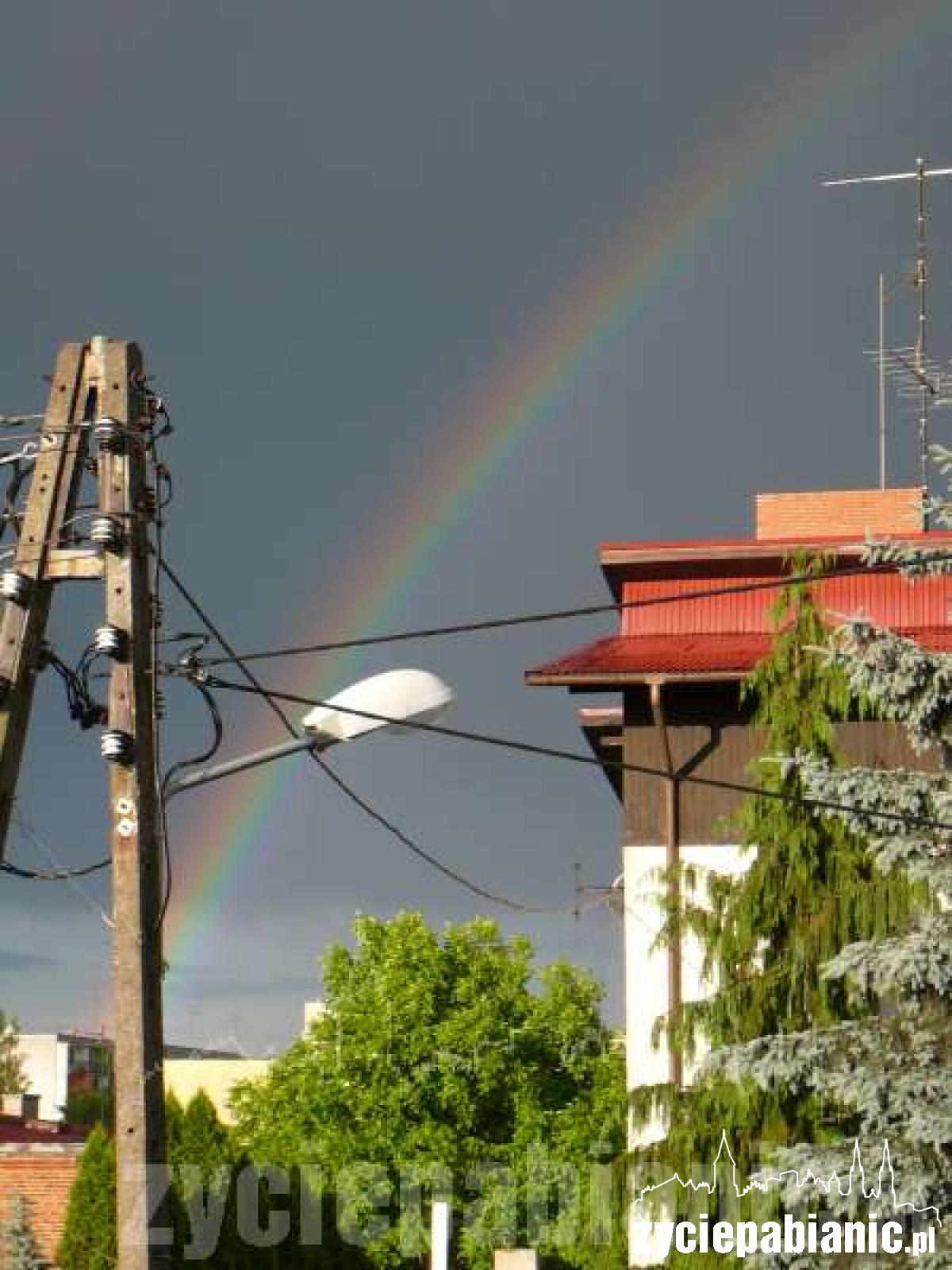 Tęcza na miastem