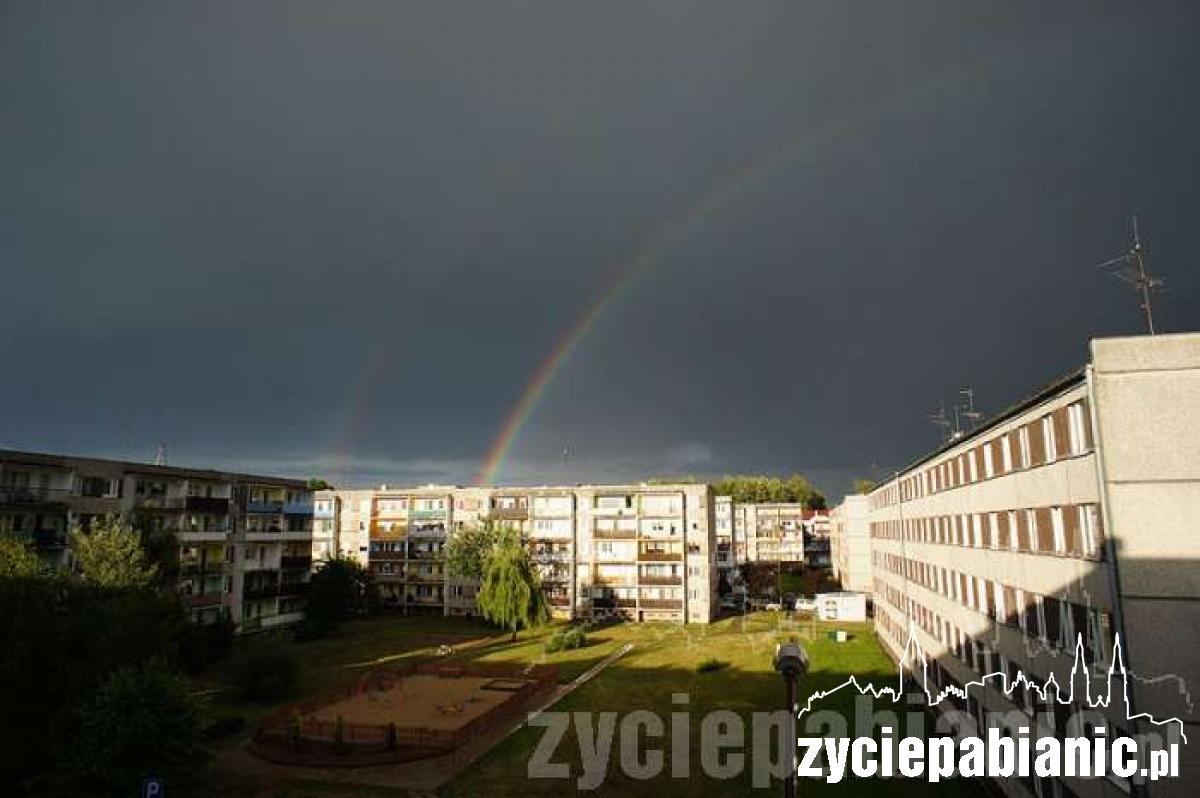 Tęcza na miastem