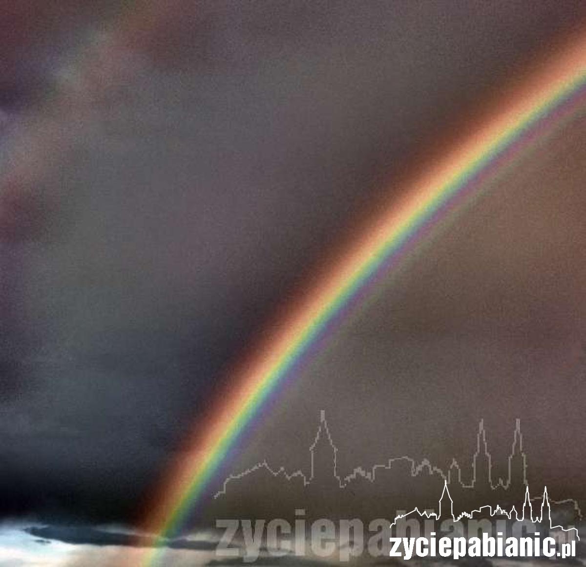 Tęcza na miastem