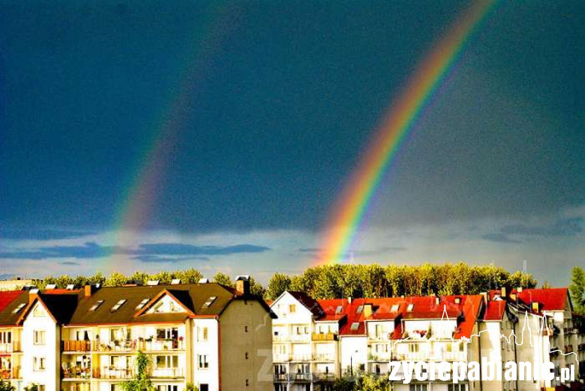 Tęcza na miastem