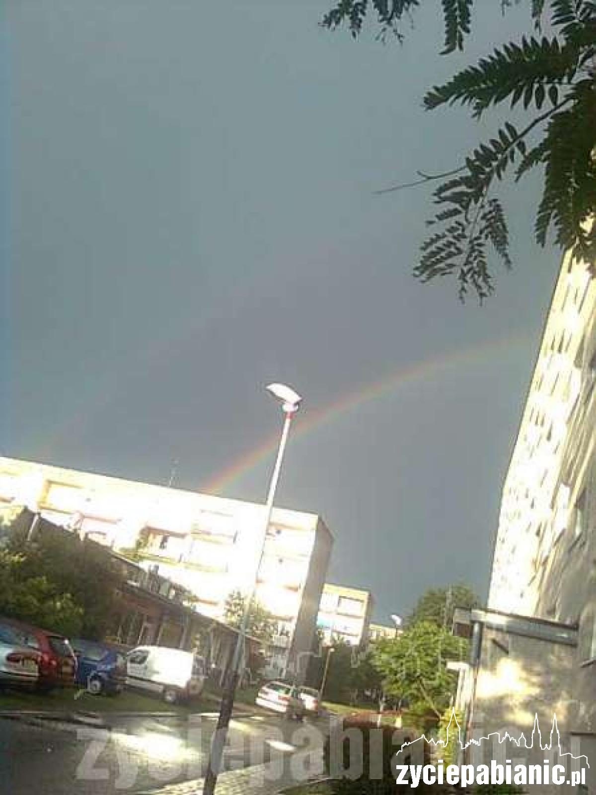Tęcza na miastem