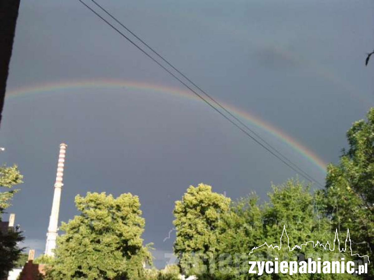 Tęcza na miastem
