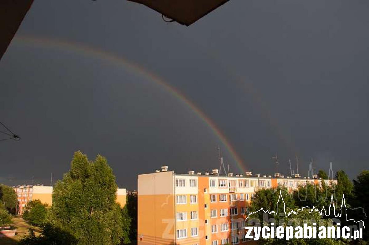 Tęcza na miastem