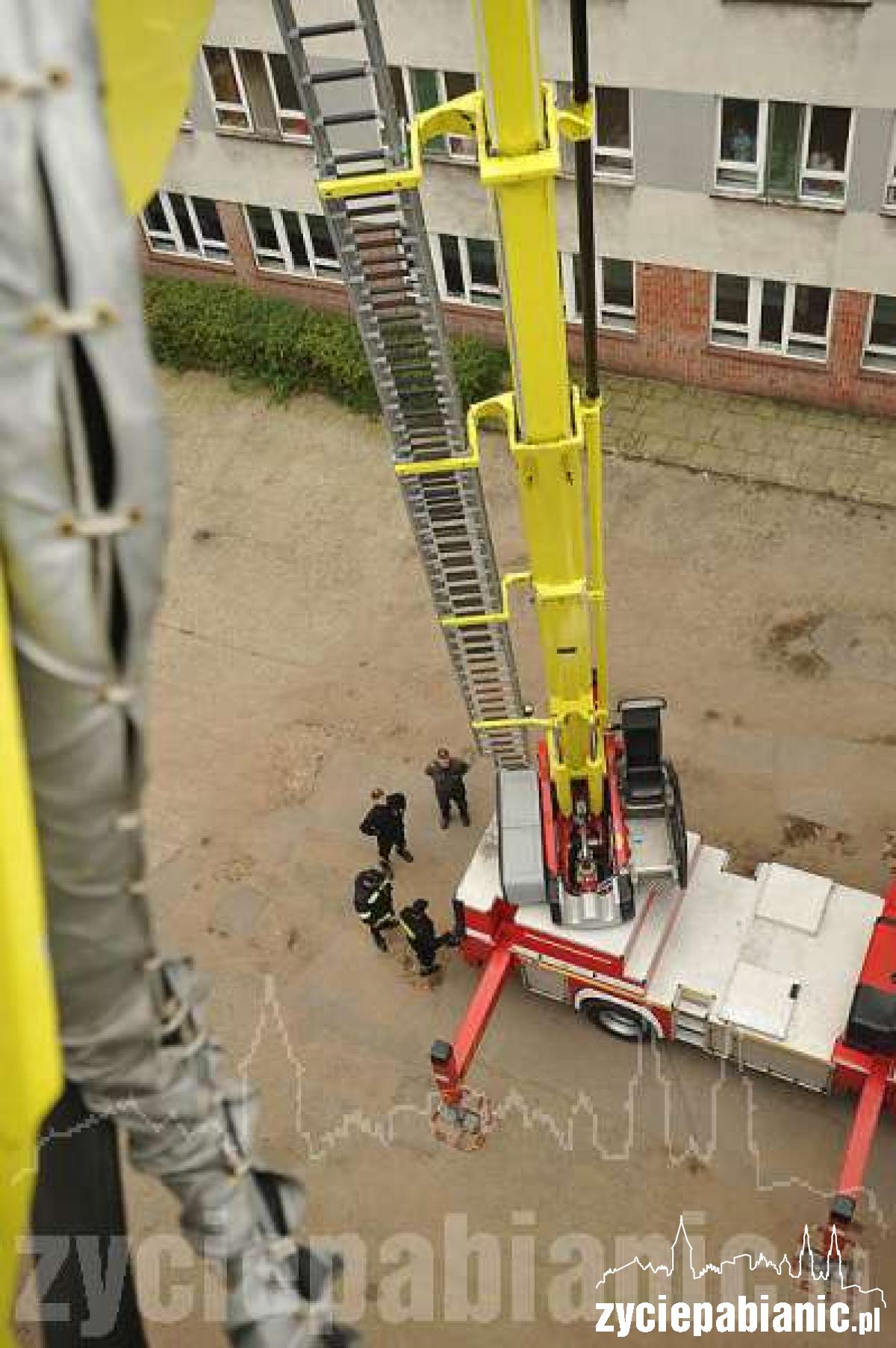 Podnośnik działał w szpitalu