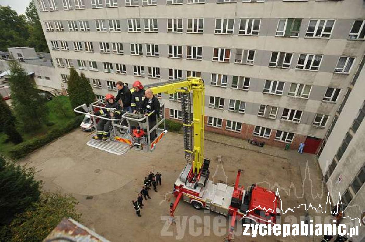 Podnośnik działał w szpitalu