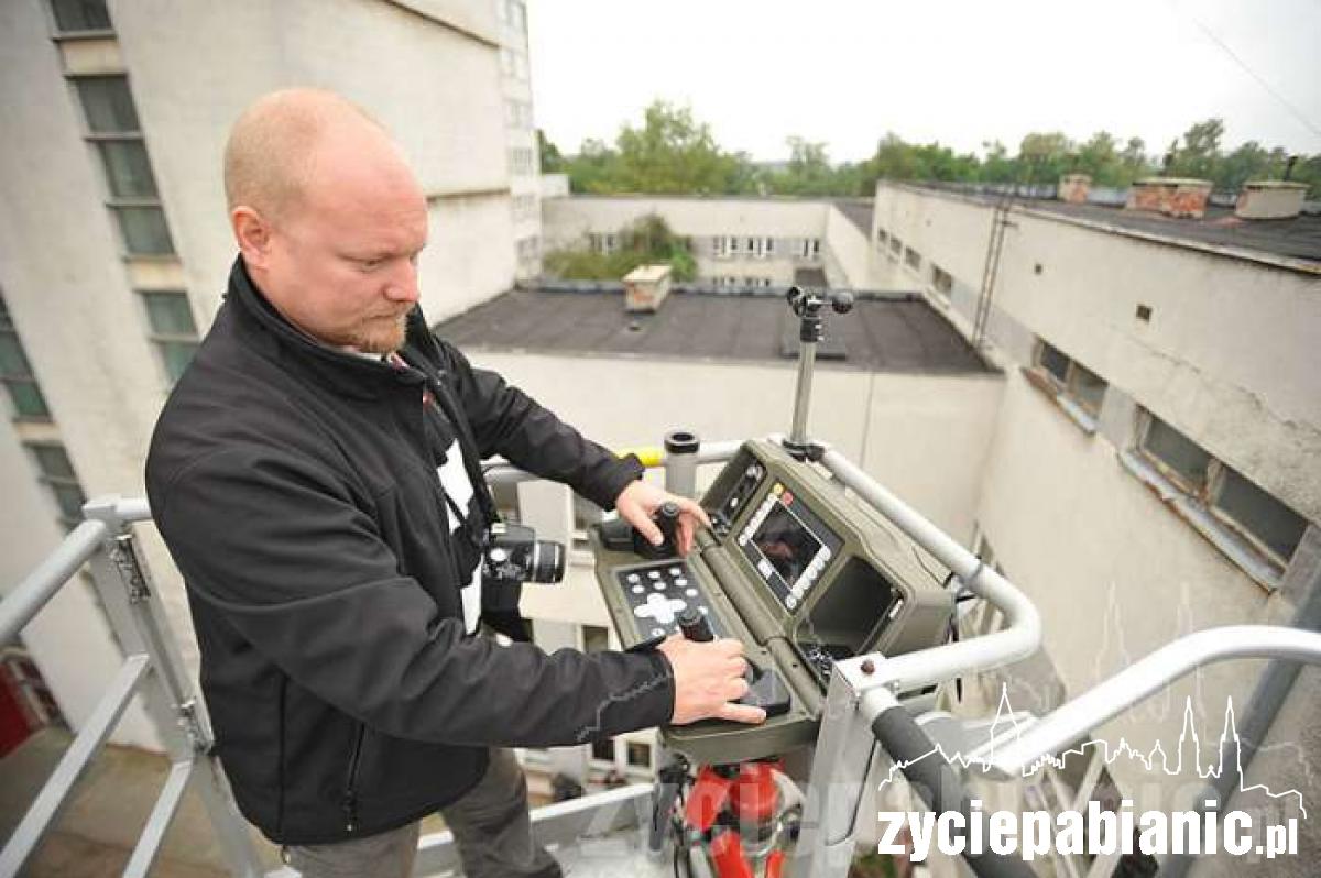 Podnośnik działał w szpitalu