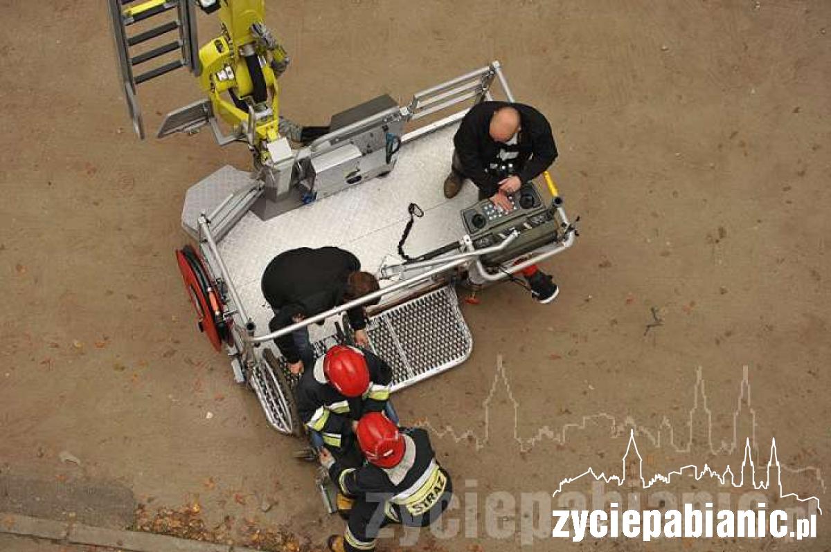 Podnośnik działał w szpitalu