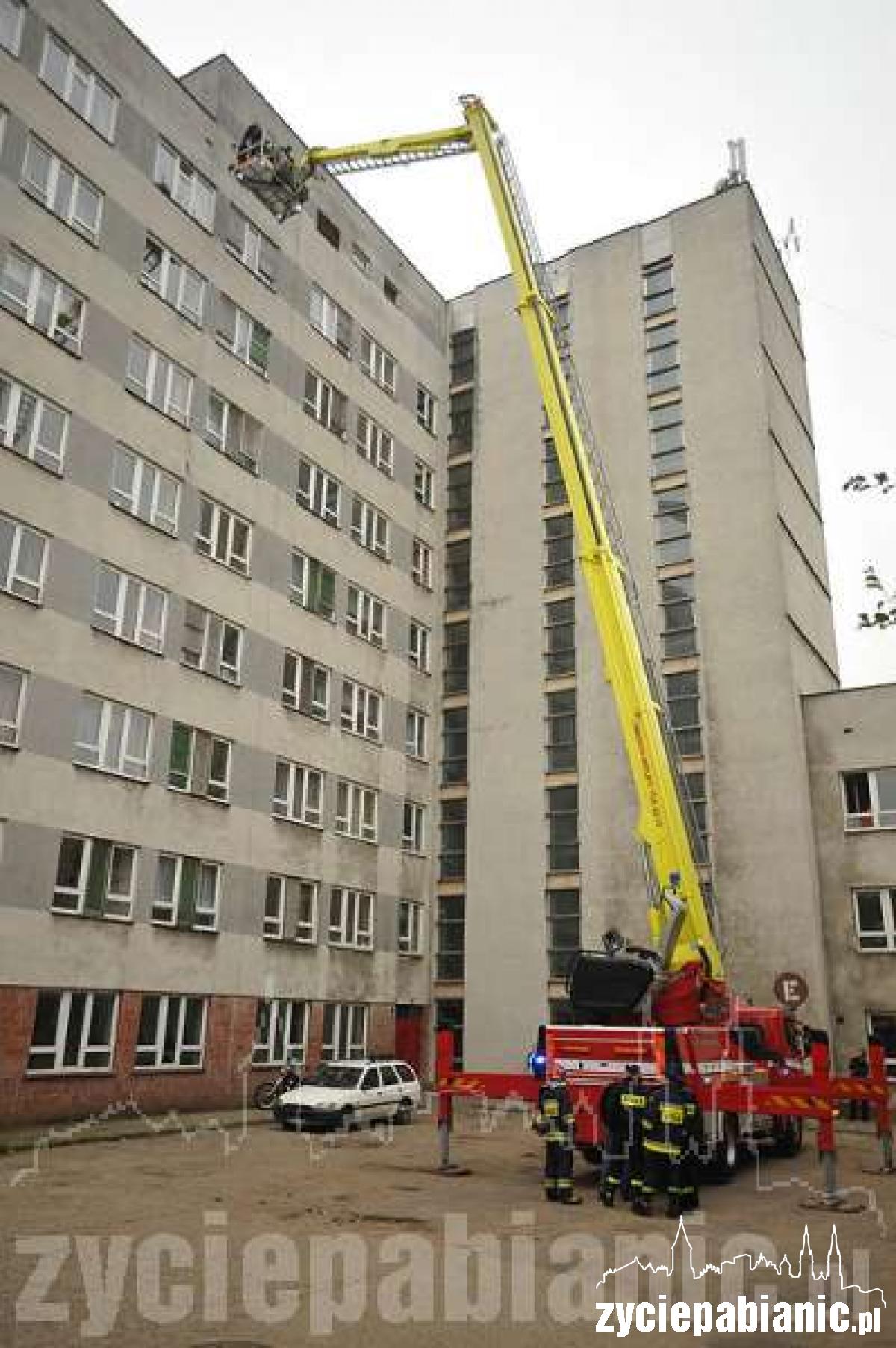 Podnośnik działał w szpitalu