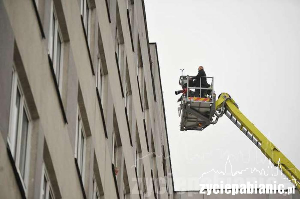 Podnośnik działał w szpitalu