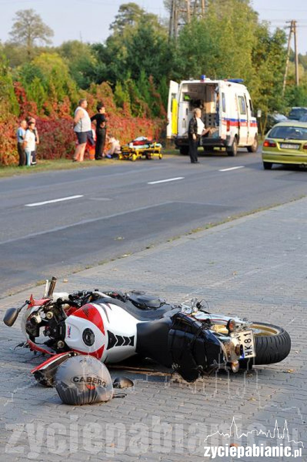 Wypadki z udziałem motocykli