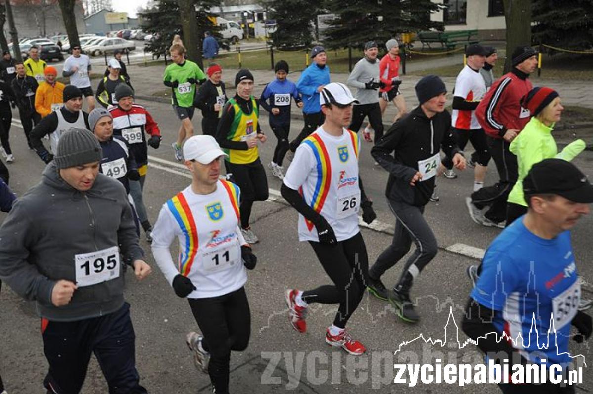 Biegli pomimo śniegu i mrozu