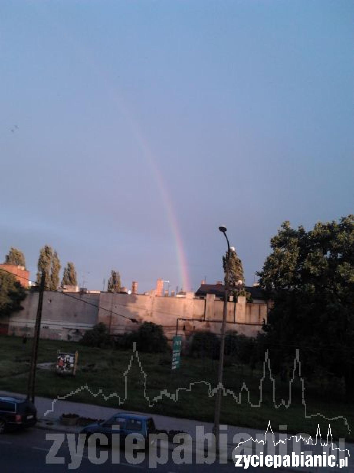 Tęcza nad Pabianicami
