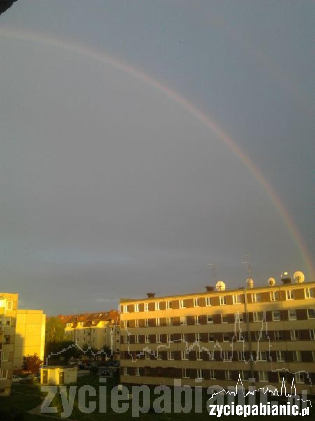 Tęcza nad Pabianicami