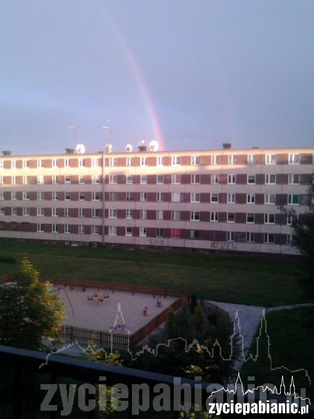Tęcza nad Pabianicami
