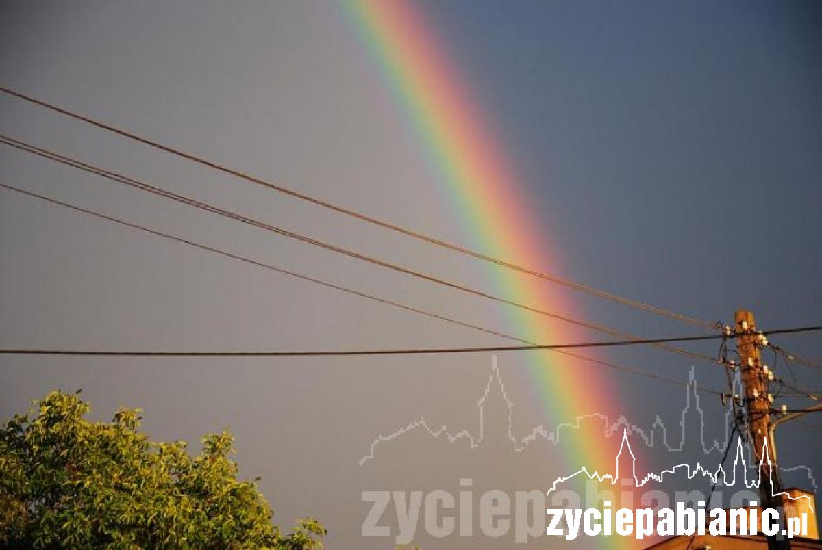 Tęcza nad Pabianicami