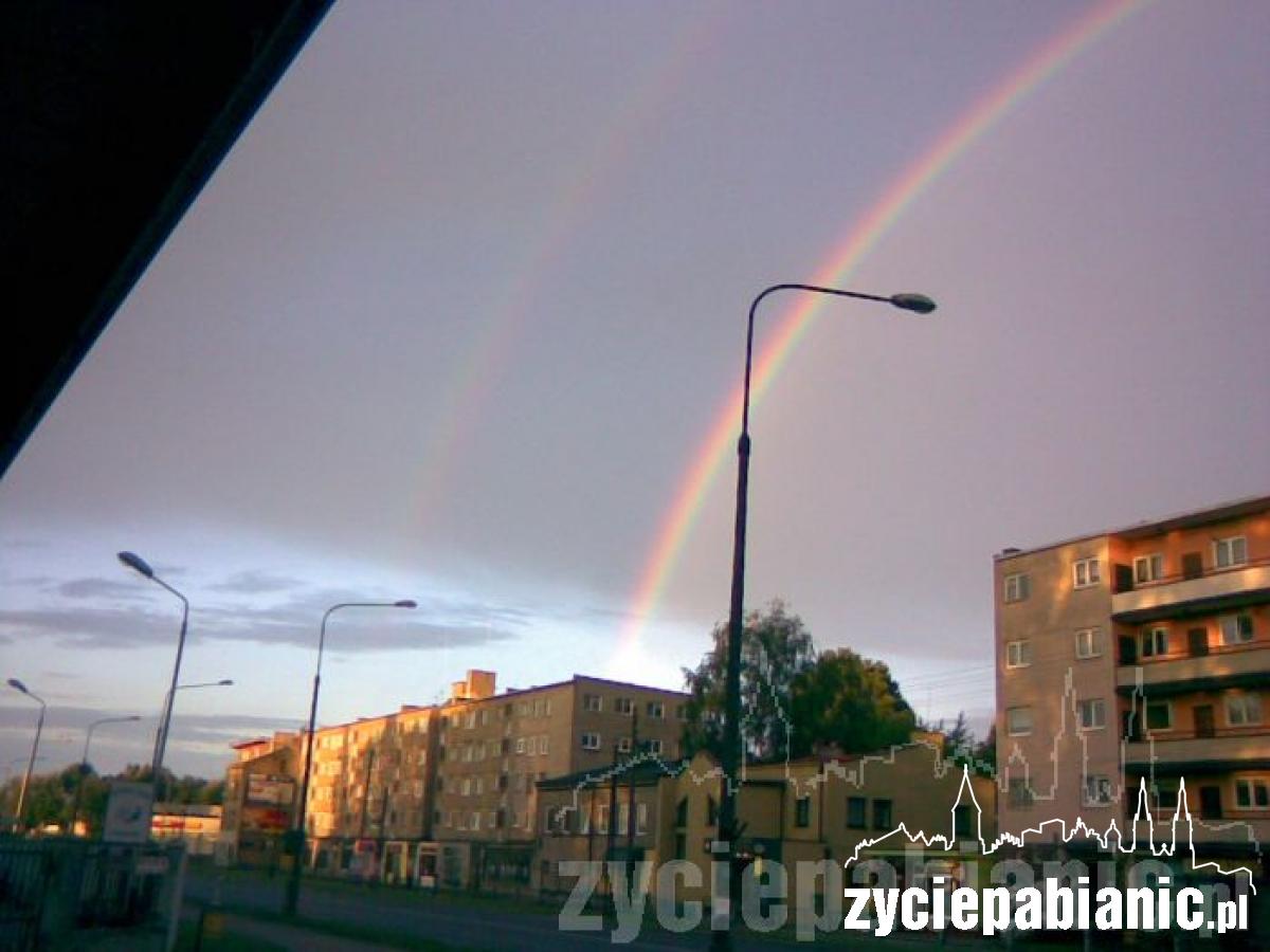 Tęcza nad Pabianicami