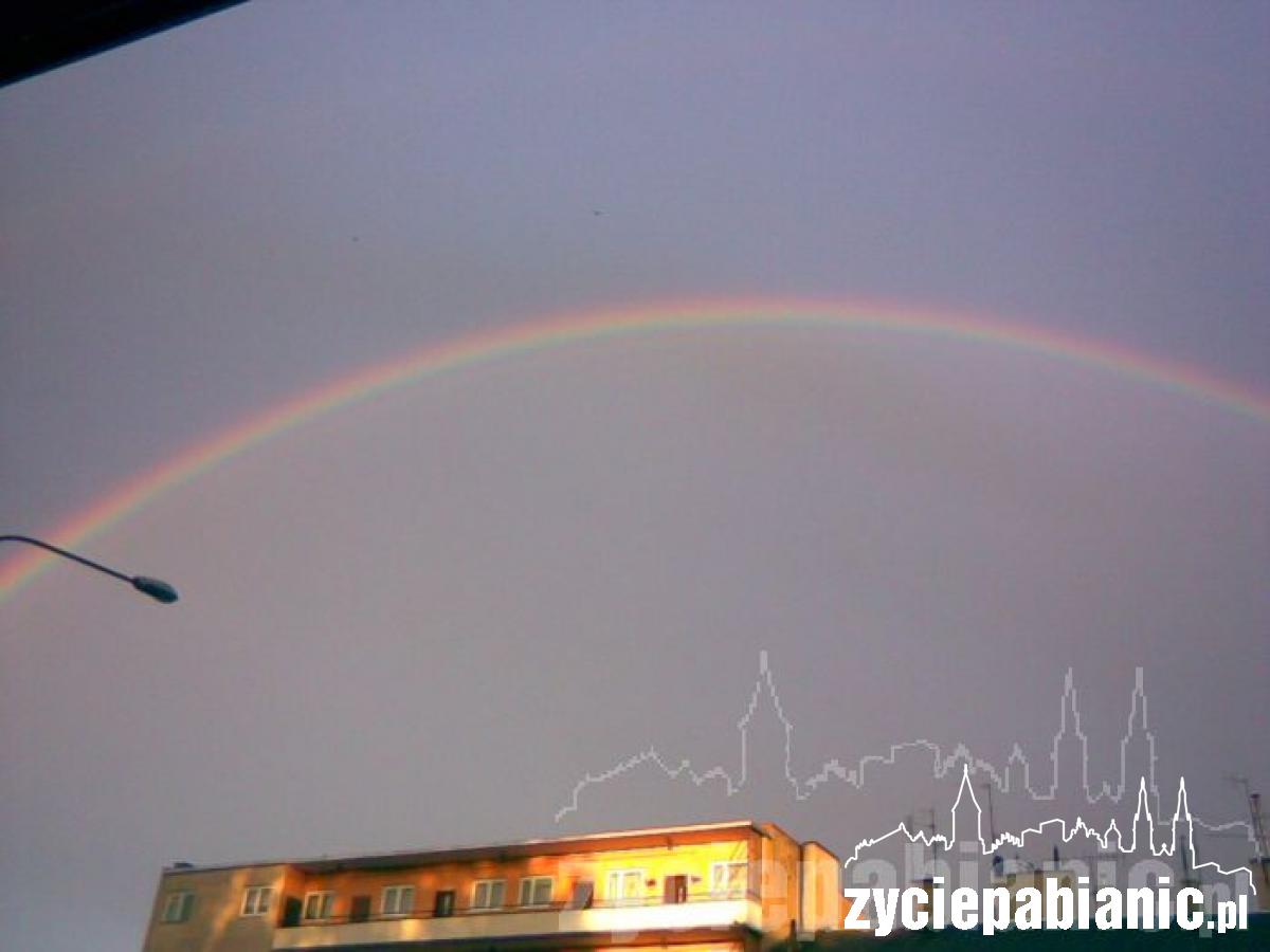 Tęcza nad Pabianicami