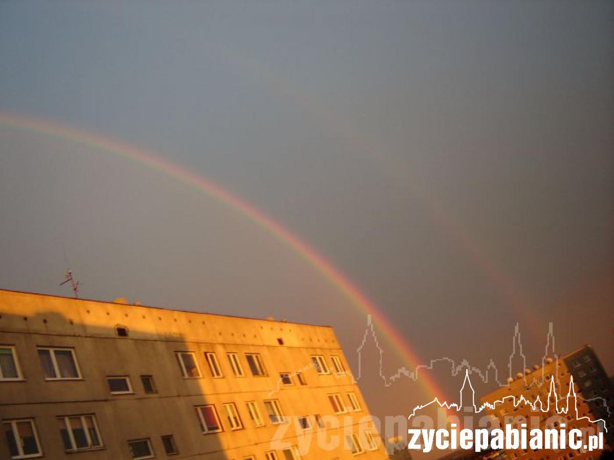 Tęcza nad Pabianicami