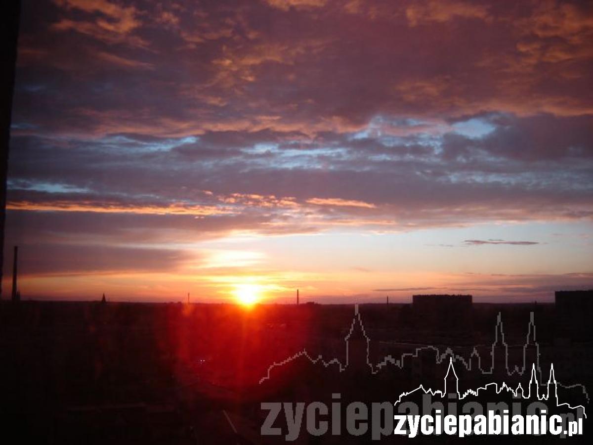 Tęcza nad Pabianicami