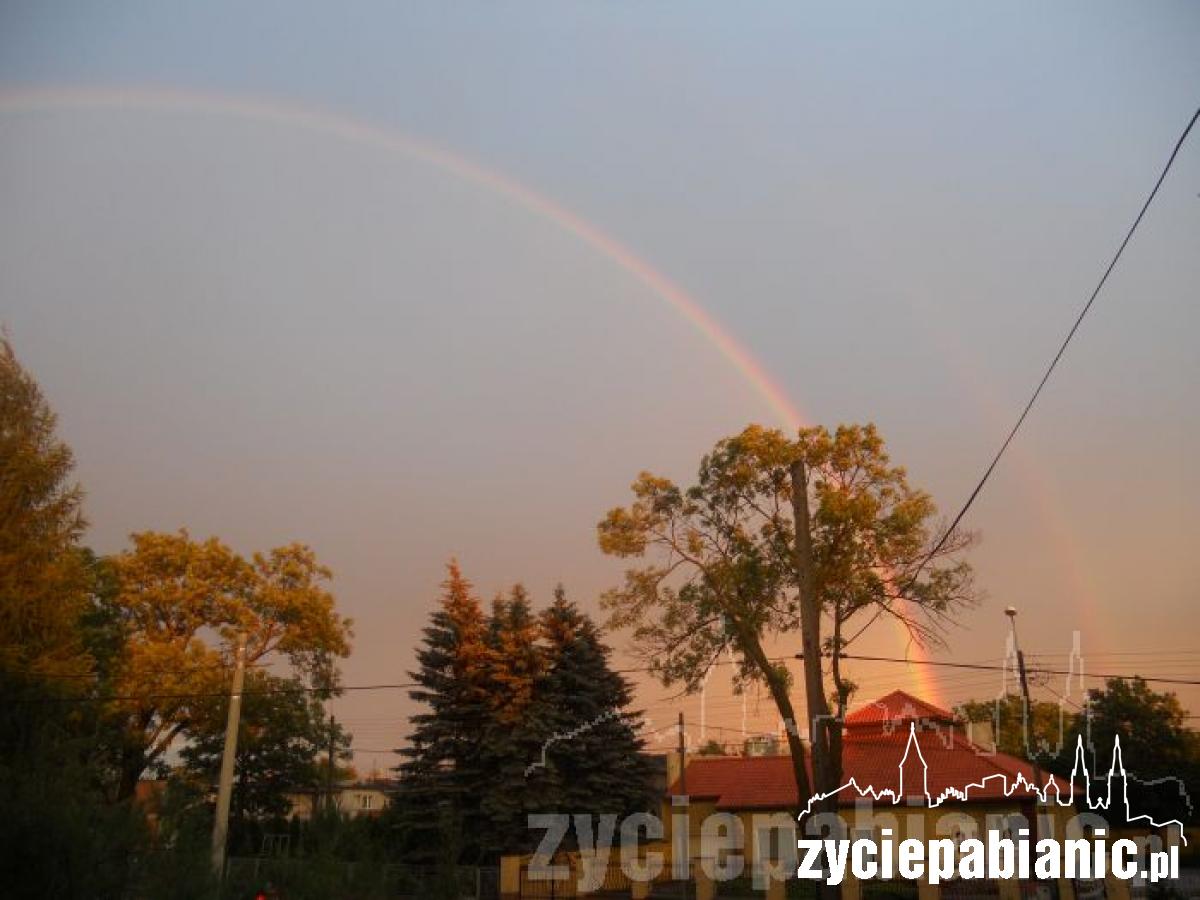 Tęcza nad Pabianicami