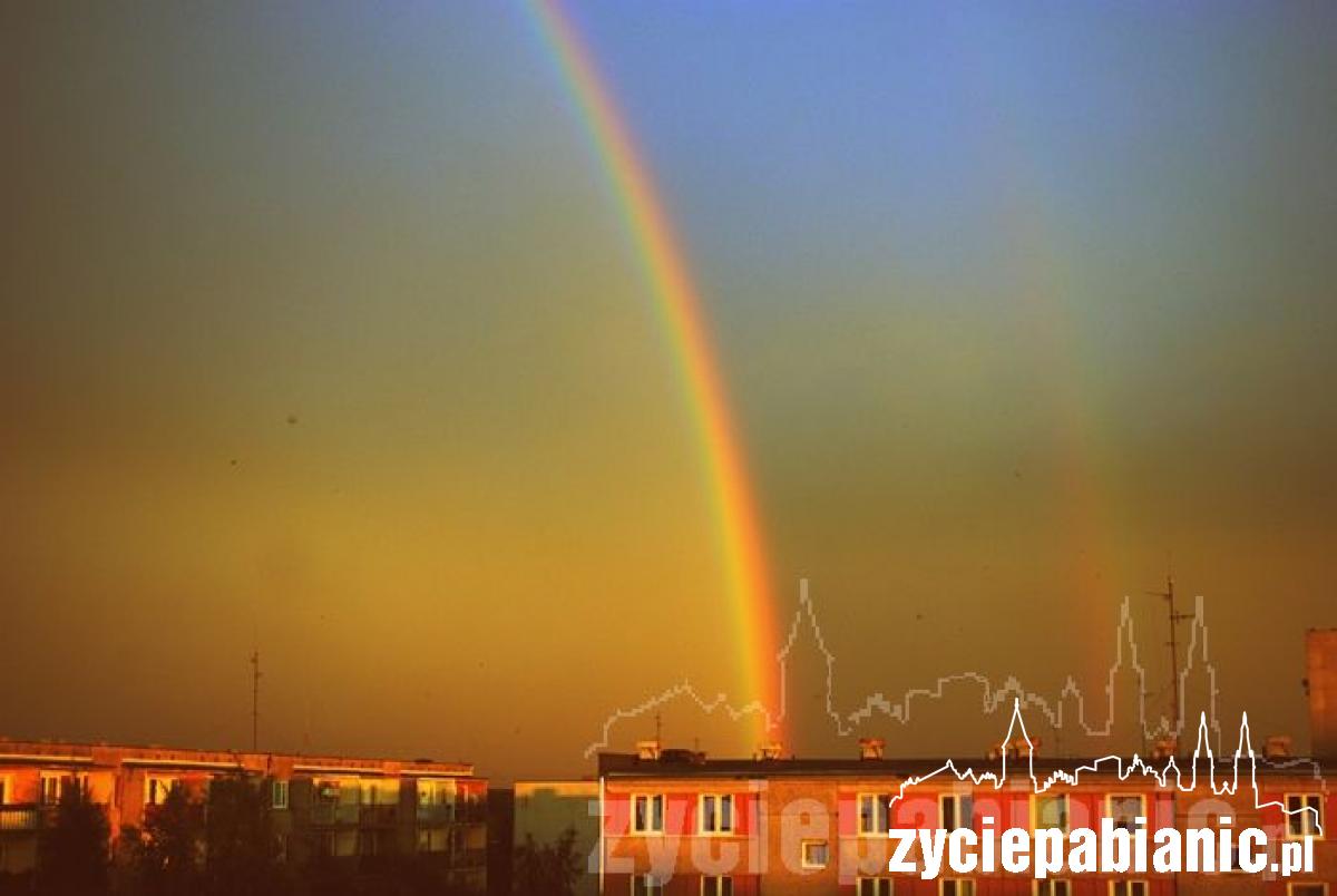 Tęcza nad Pabianicami