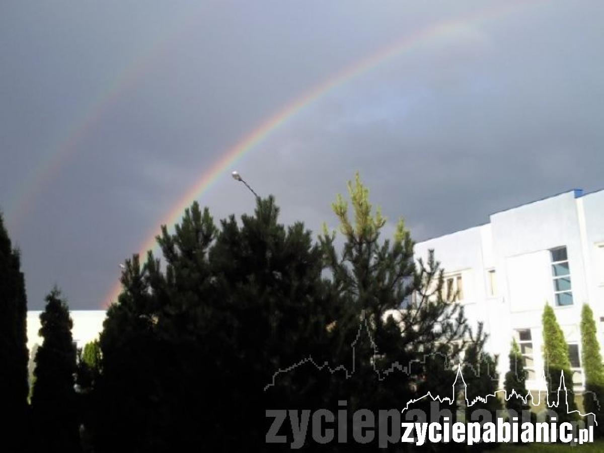 Tęcza nad Pabianicami