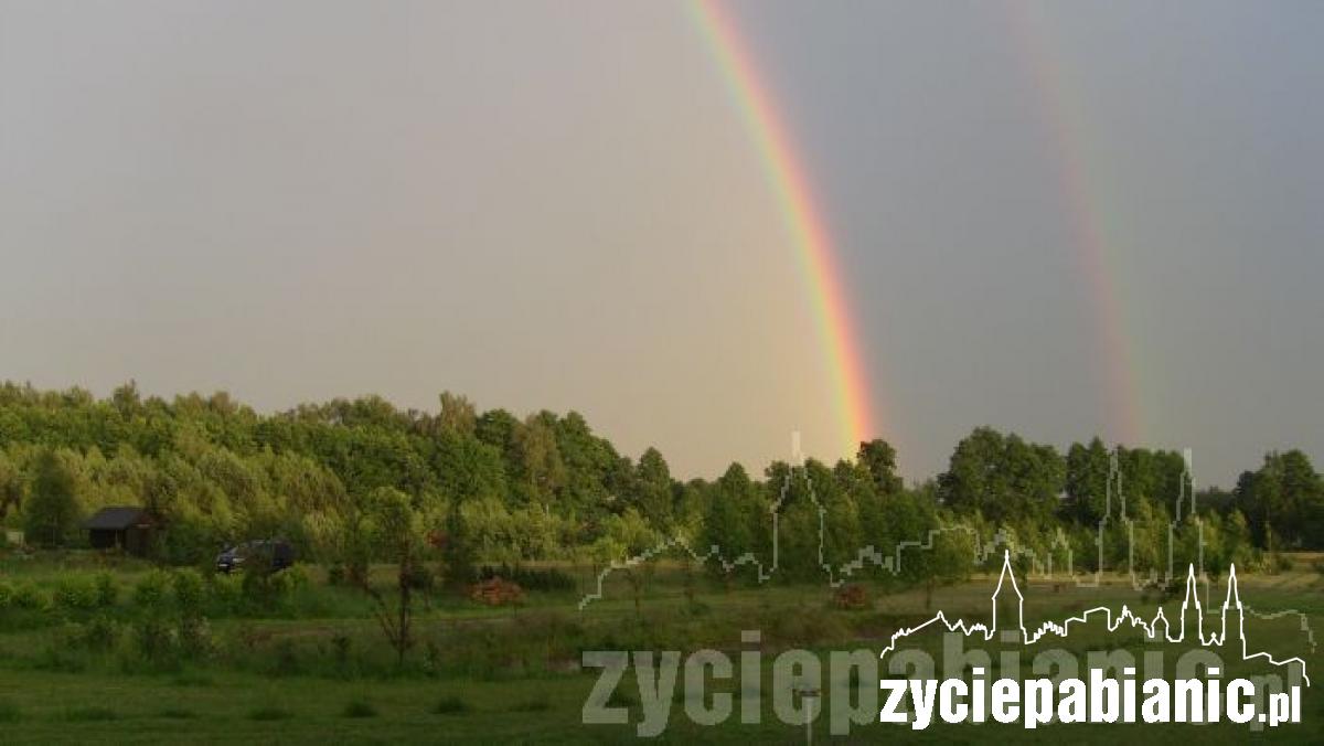 Tęcza nad Pabianicami