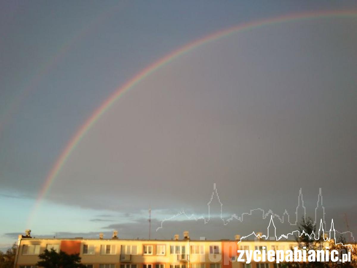 Tęcza nad Pabianicami