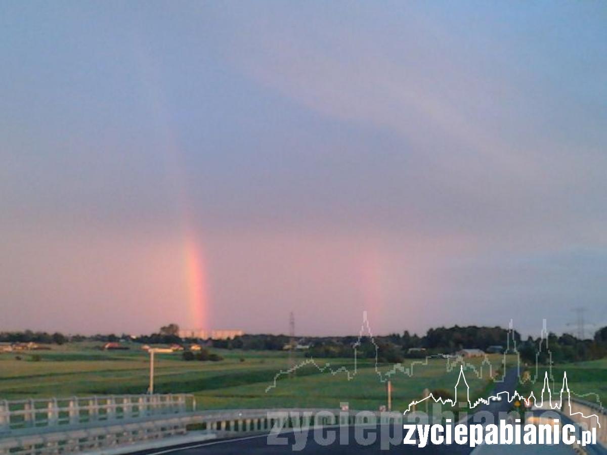 Tęcza nad Pabianicami