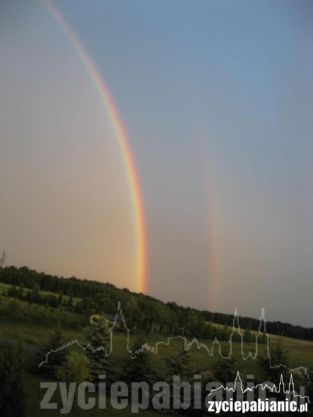 Tęcza nad Pabianicami