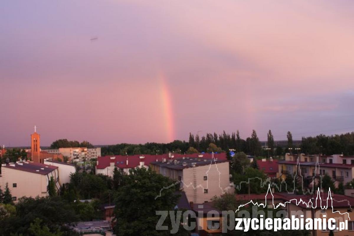 Tęcza nad Pabianicami