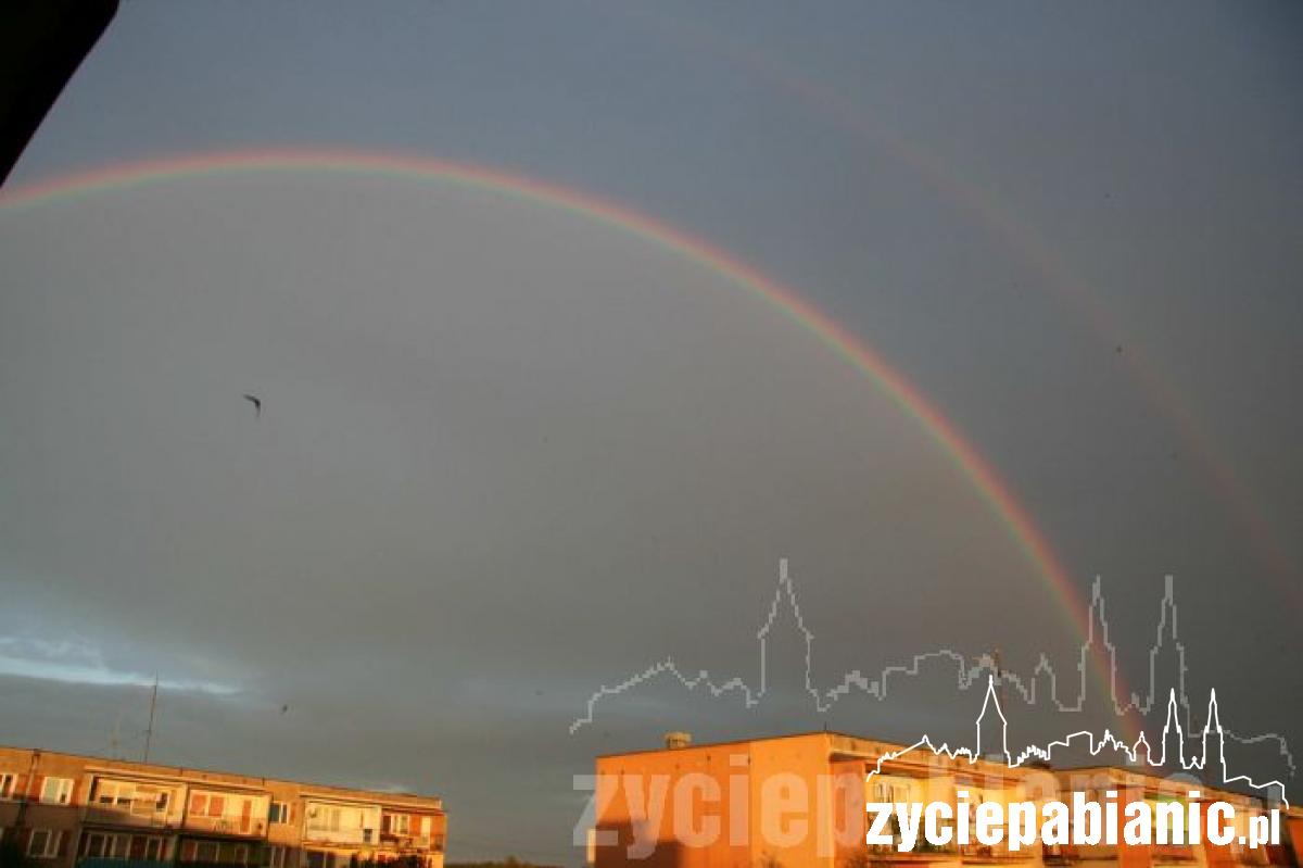 Tęcza nad Pabianicami