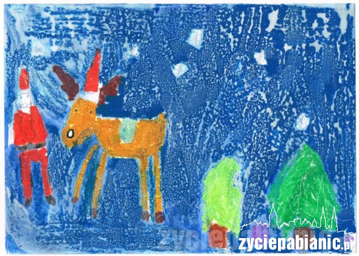 Dzieciaki malują na święta
