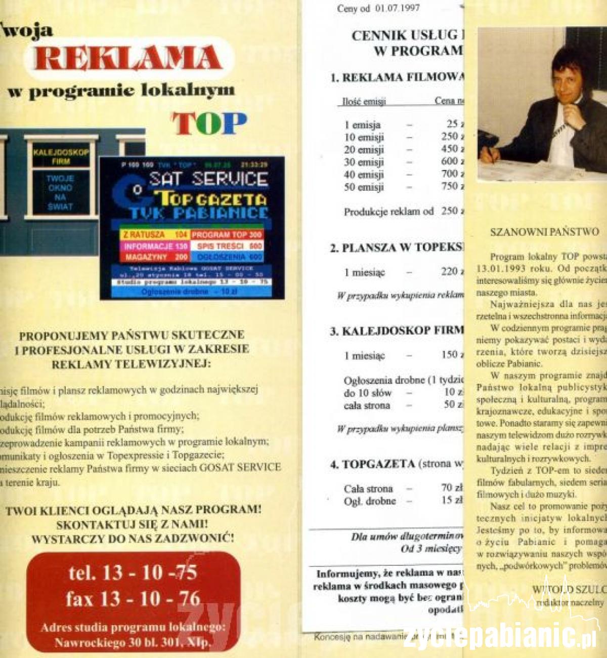 20 lat pabianickiej telewizji