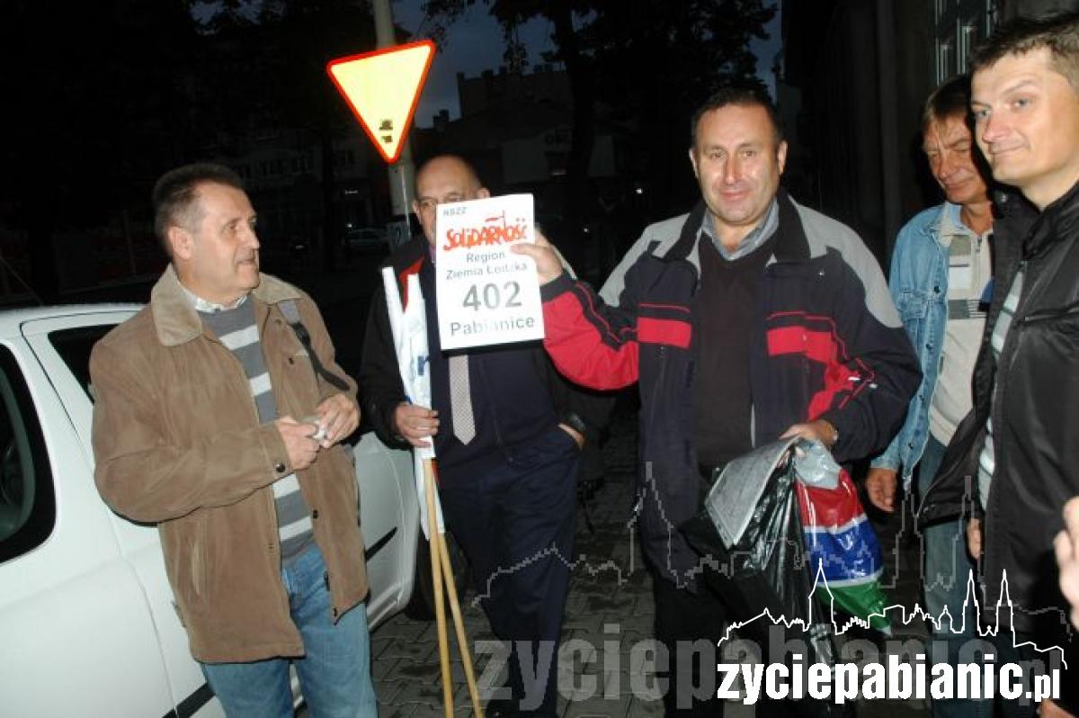 Pojechali protestować