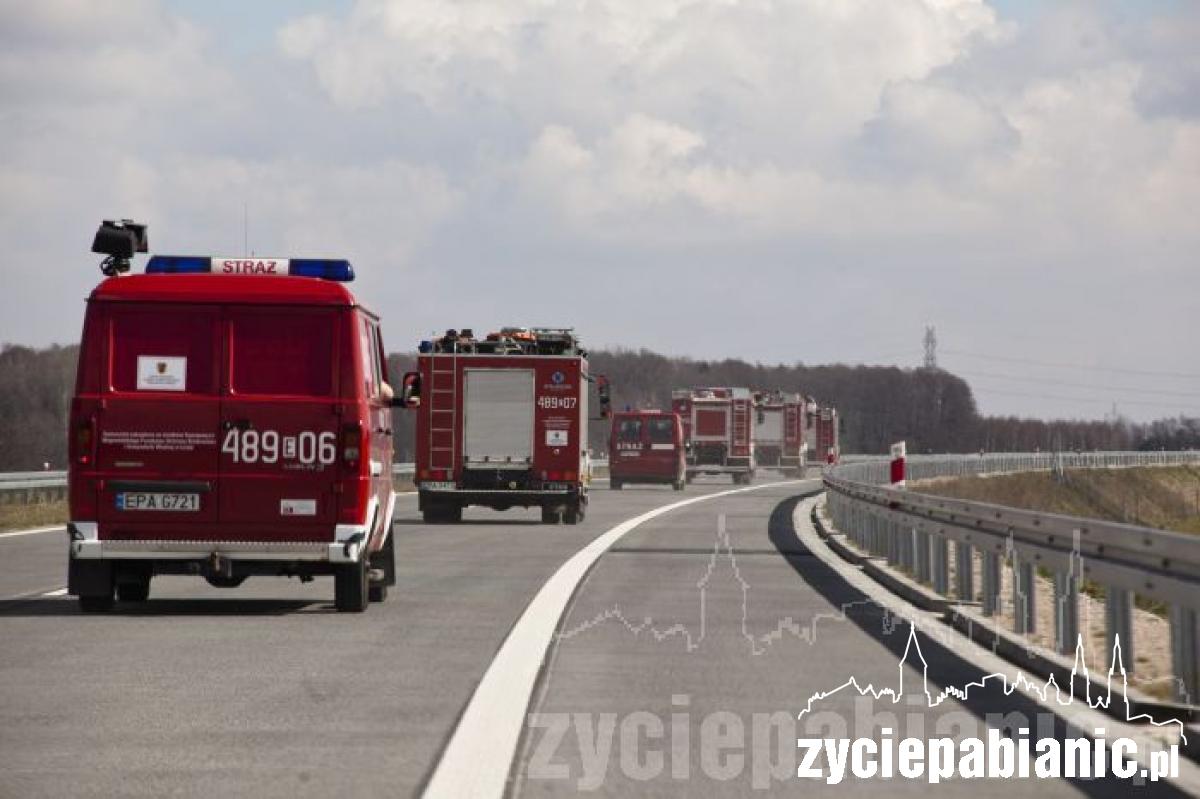 Co robili strażacy na s8?