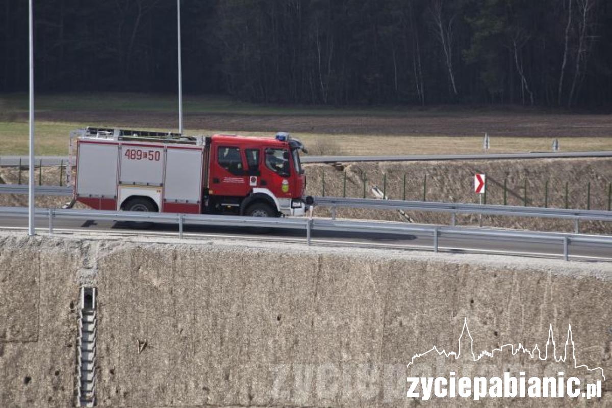 Co robili strażacy na s8?