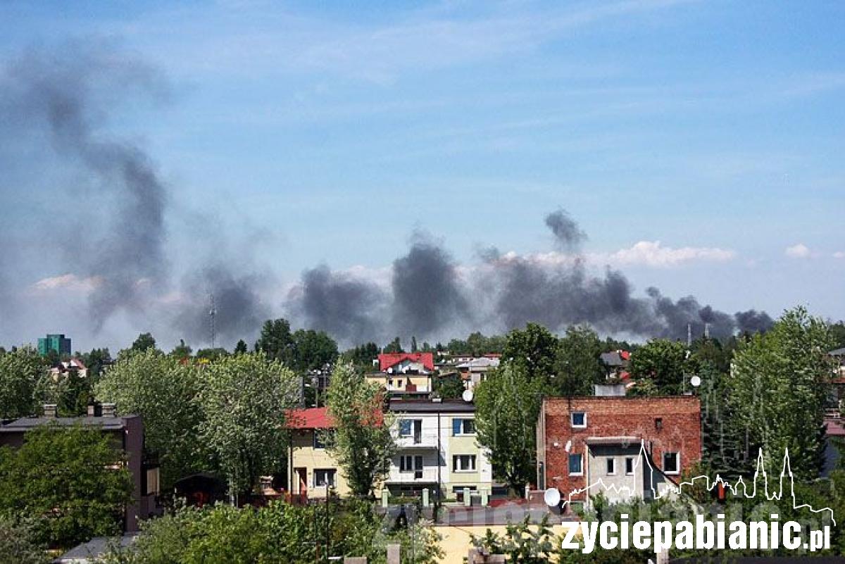 Pożar. Ale się dymiło!