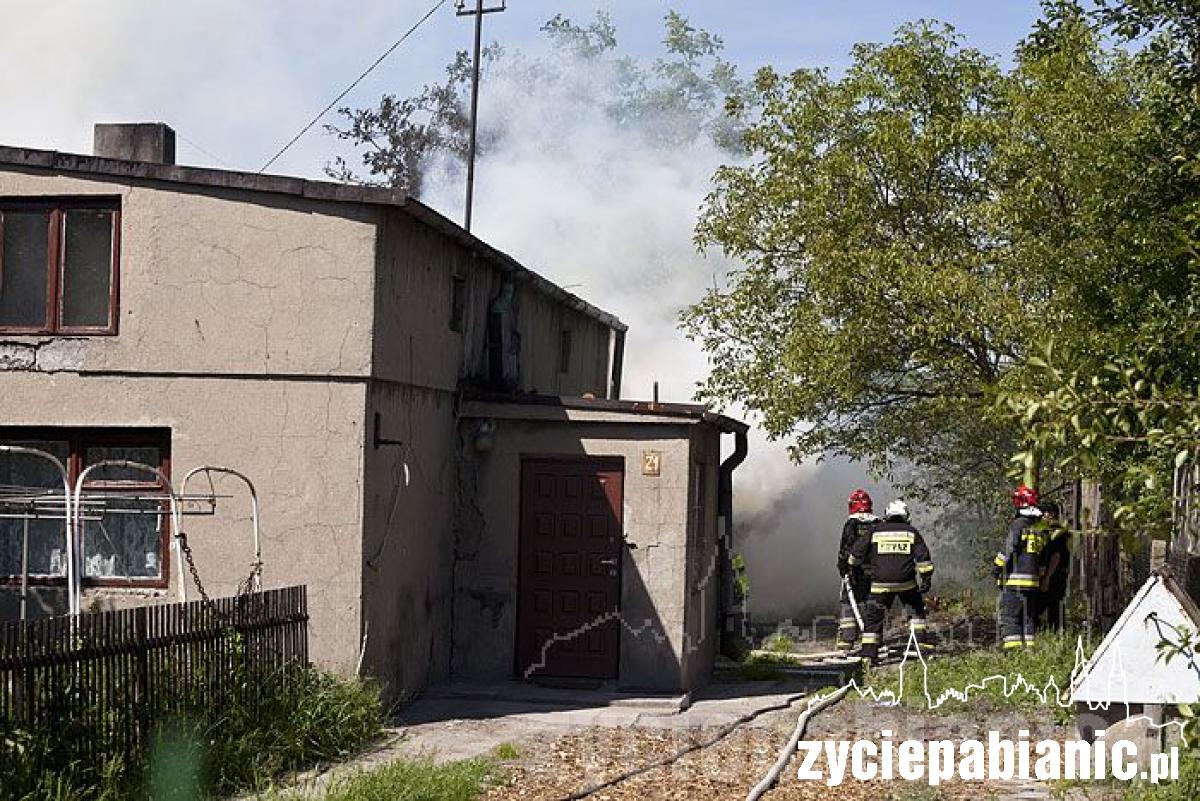 Pożar. Ale się dymiło!