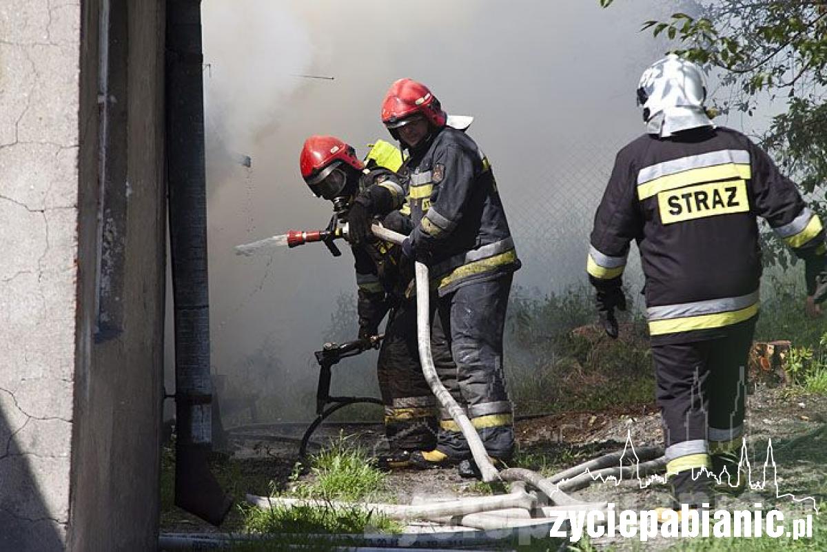 Pożar. Ale się dymiło!