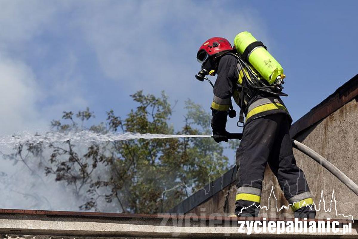Pożar. Ale się dymiło!