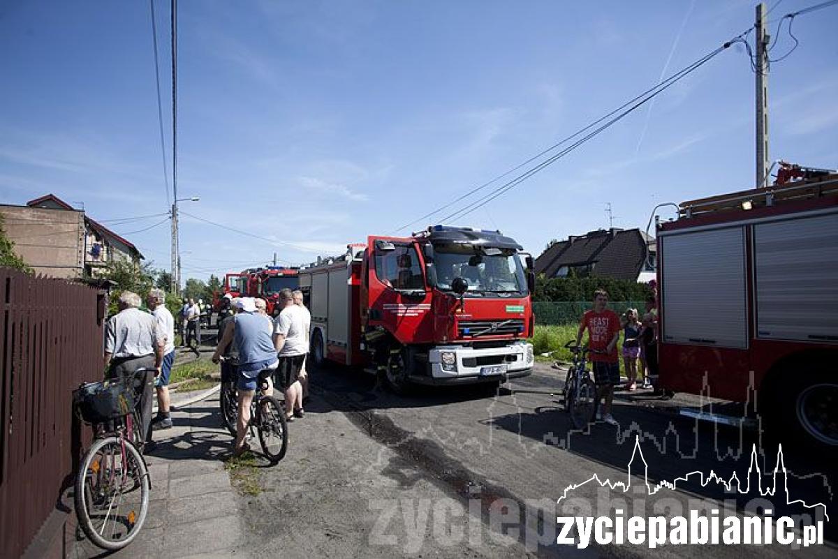 Pożar. Ale się dymiło!