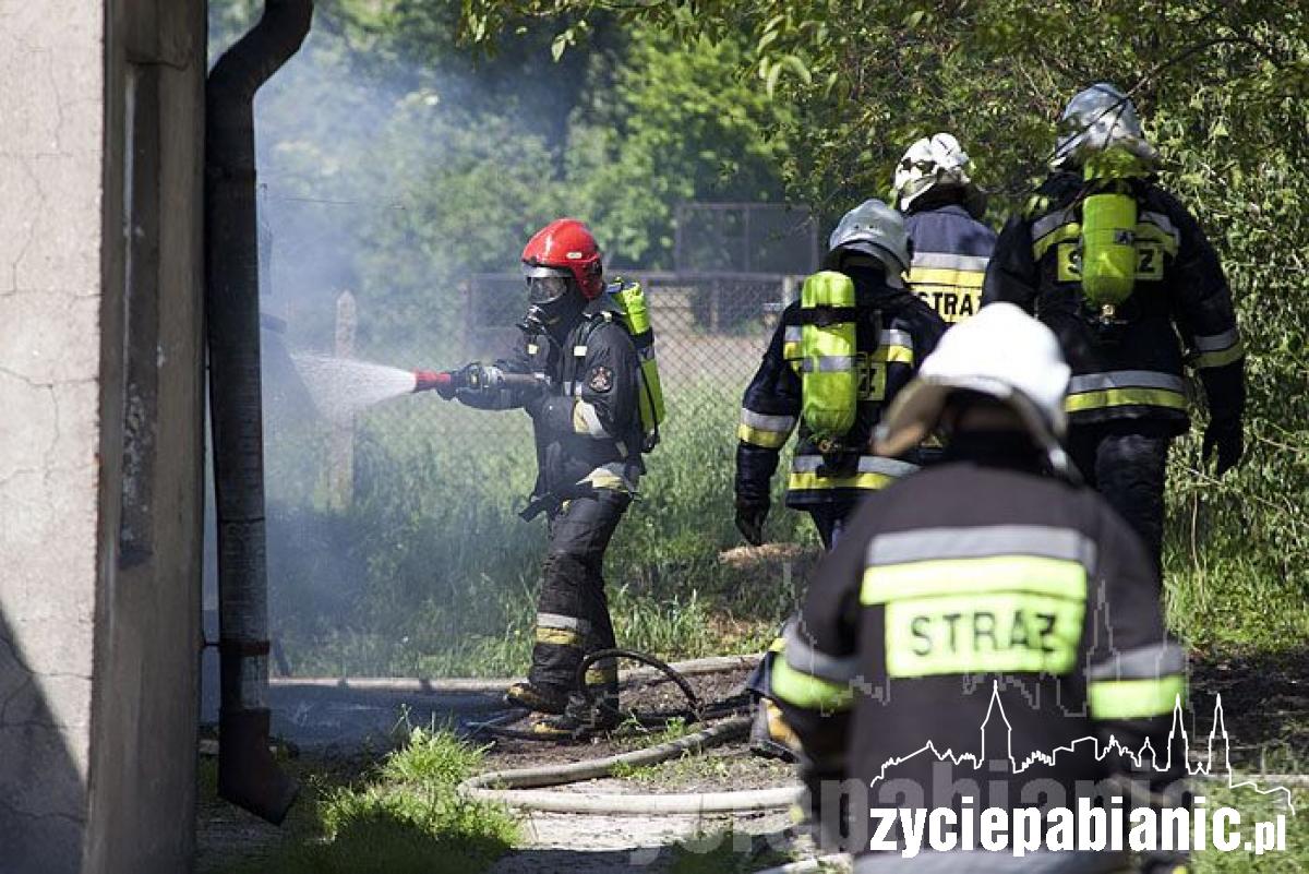 Pożar. Ale się dymiło!