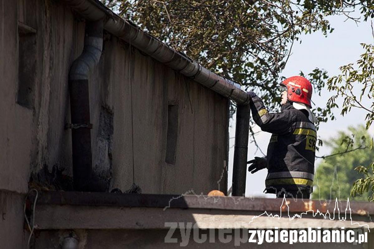Pożar. Ale się dymiło!